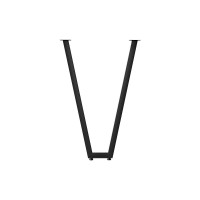 Подстолье Лофт V-образное регулируемое Черный муар