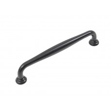 Ручка скоба мебельная URSULA RS433BL.4 BL Матовый черный