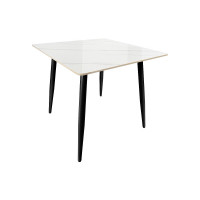 Стол Uni-Form-S.2B SBlack/White Gloss Marble Стол Uni-Form-S.2B SBlack/White Gloss Marble